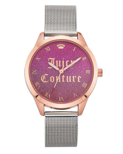 Juicy Couture Silver Stainless Steel Dress Watch