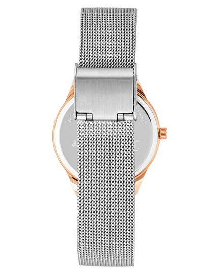 Juicy Couture Silver Stainless Steel Dress Watch