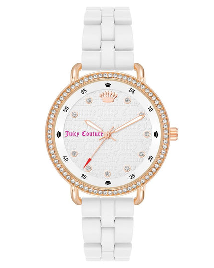 Juicy Couture White Metal Dress Watch