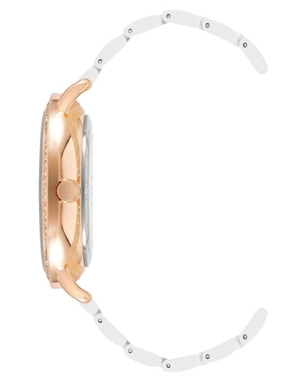 Juicy Couture White Metal Dress Watch