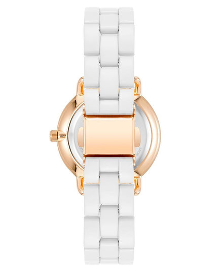 Juicy Couture White Metal Dress Watch