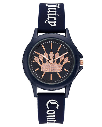Juicy Couture Blue Synthetic Dress Watch