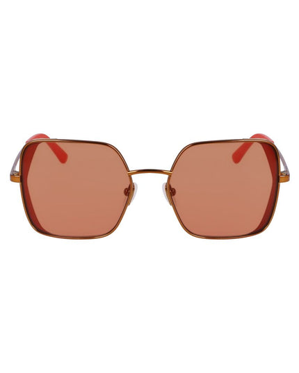 Karl Lagerfeld Orange Metal Sunglasses