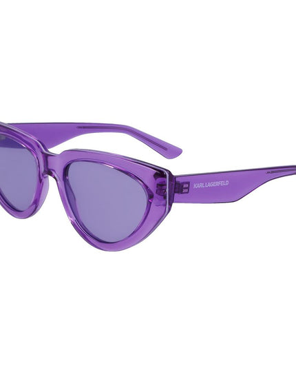 Karl Lagerfeld Purple Injected Sunglasses