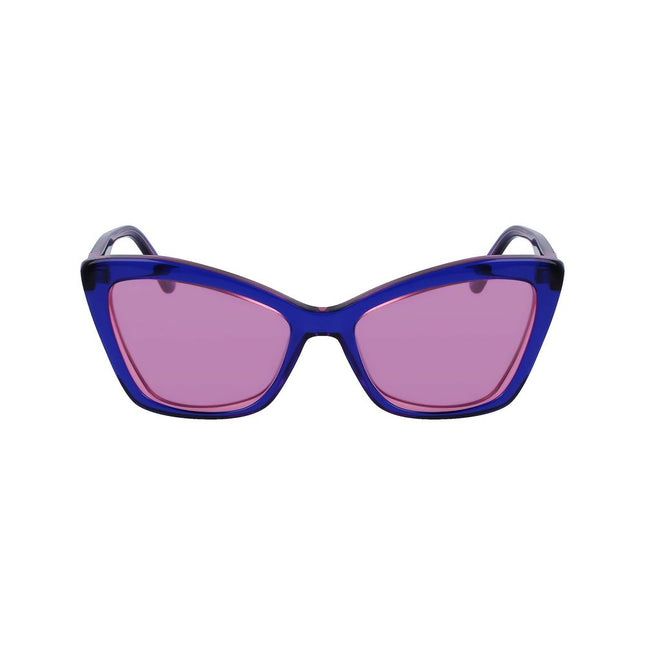 Karl Lagerfeld Blue Acetate Sunglasses