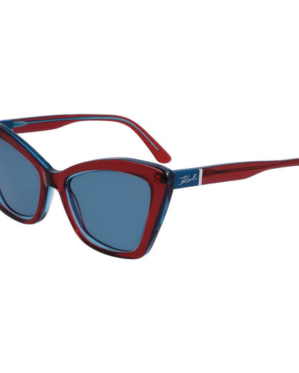 Karl Lagerfeld Red Acetate Sunglasses