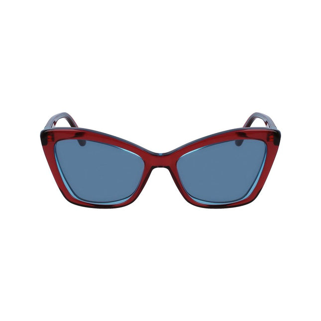 Karl Lagerfeld Red Acetate Sunglasses