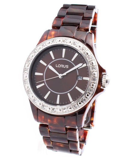 Lorus Brown Polyethylene Dress Watch