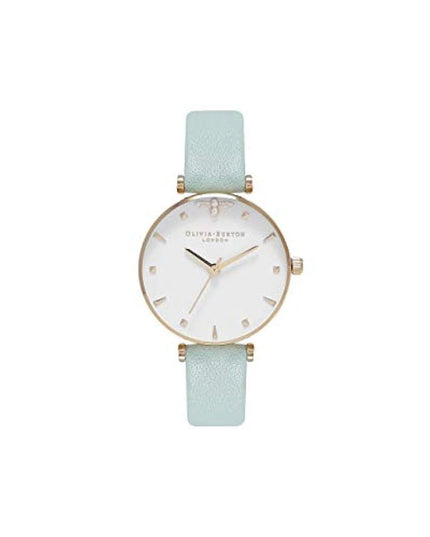 Olivia Burton Green Artificial Leather Dress Watch