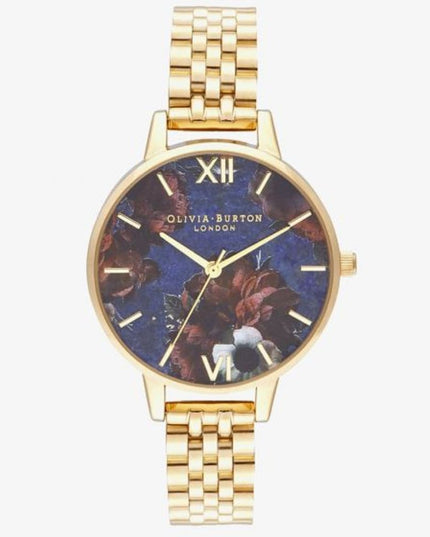 Olivia Burton Gold Stainless Steel Dress Watch