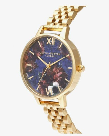 Olivia Burton Gold Stainless Steel Dress Watch