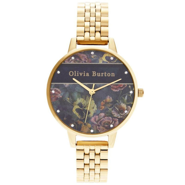 Olivia Burton Gold Stainless Steel Dress Watch