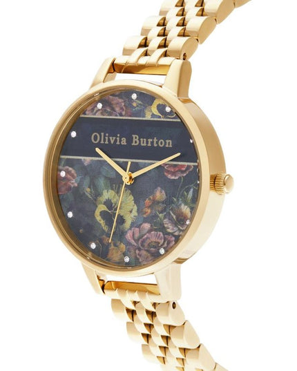 Olivia Burton Gold Stainless Steel Dress Watch