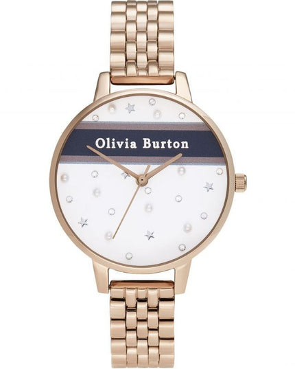 Olivia Burton Multicolor Stainless Steel Dress Watch