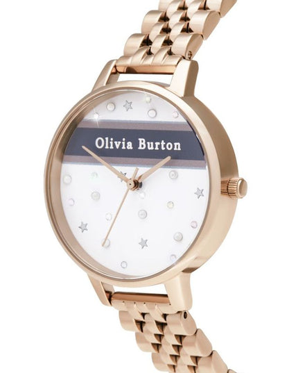 Olivia Burton Multicolor Stainless Steel Dress Watch