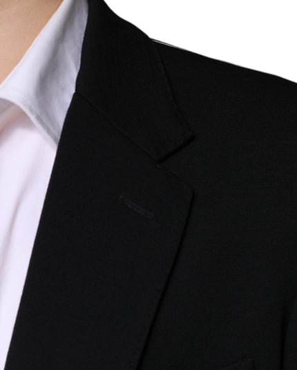 Dolce & Gabbana Black Wool Single Breasted Formal Blazer