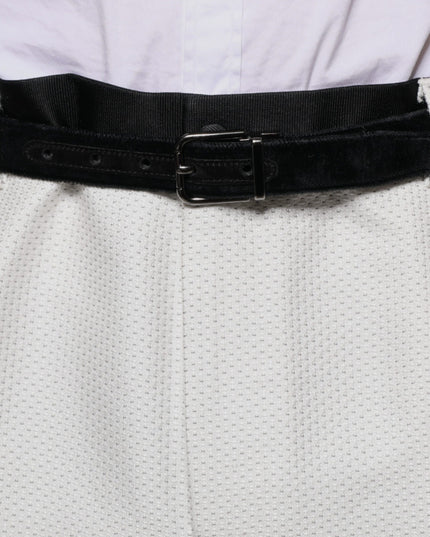Dolce & Gabbana White Polyester Formal Dress Pants