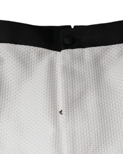 Dolce & Gabbana White Polyester Formal Dress Pants