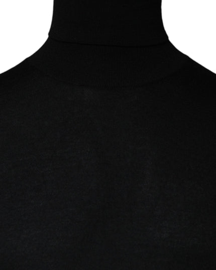 Dolce & Gabbana Black LongSleeve Turtleneck Pullover Sweater