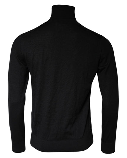 Dolce & Gabbana Black LongSleeve Turtleneck Pullover Sweater