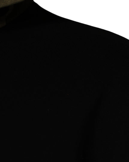 Dolce & Gabbana Black Camouflage Hooded Sweatshirt Sweater