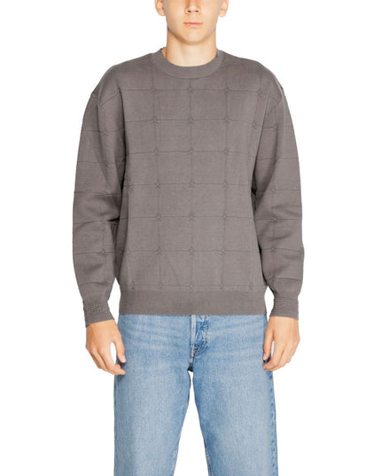Armani Exchange Gray Cotton Sweatshirt