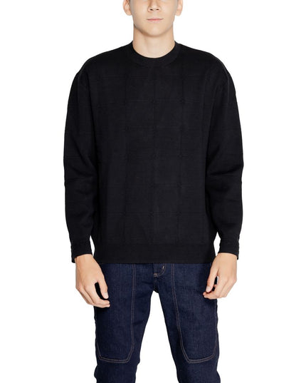 Armani Exchange Black Cotton Sweatshirt
