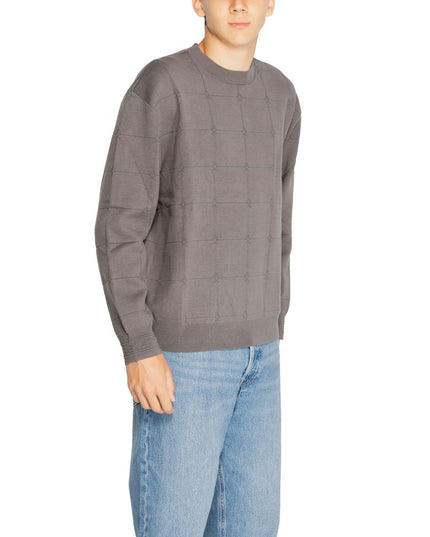 Armani Exchange Gray Cotton Sweatshirt