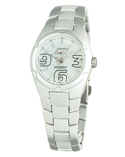 Chronotech Silver Stainless Steel Dress Watch