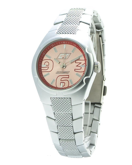 Chronotech Silver Polycarbonate Dress Watch
