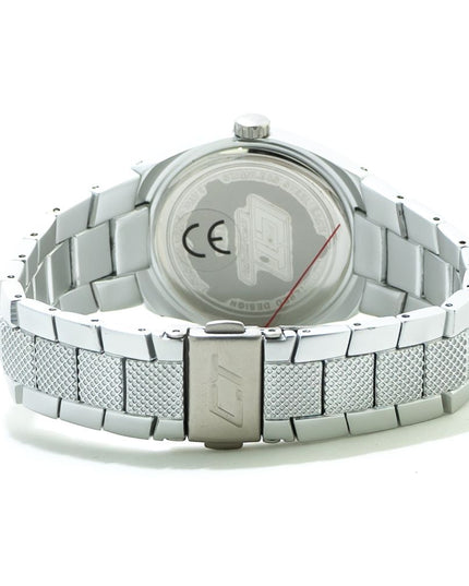 Chronotech Silver Polycarbonate Dress Watch