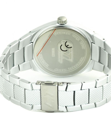 Chronotech Silver Stainless Steel Dress Watch