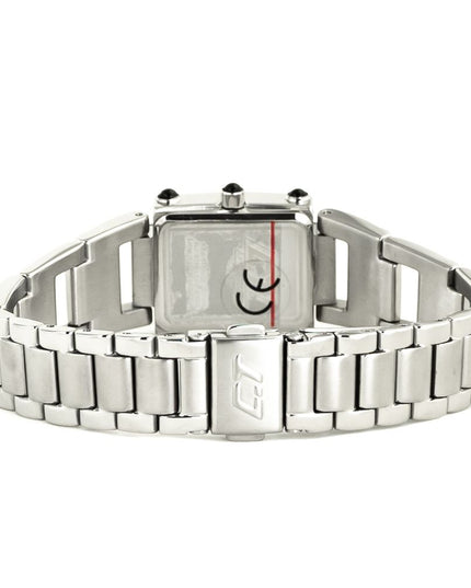 Chronotech Silver Stainless Steel Dress Watch