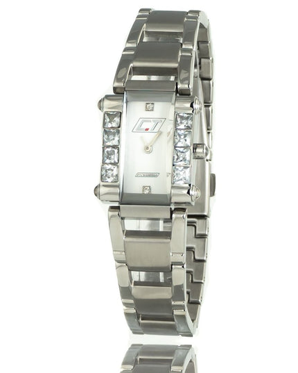 Chronotech Silver Stainless Steel Bracelet Watch