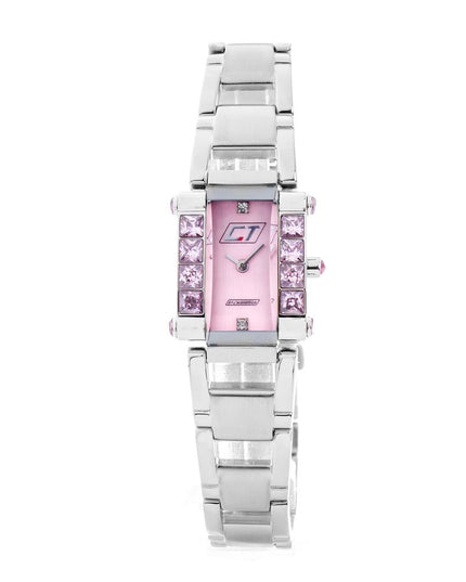 Chronotech Silver Stainless Steel Dress Watch