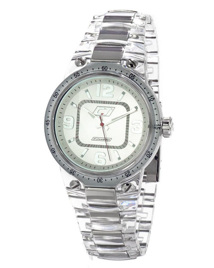 Chronotech Transparent Polycarbonate Dress Watch