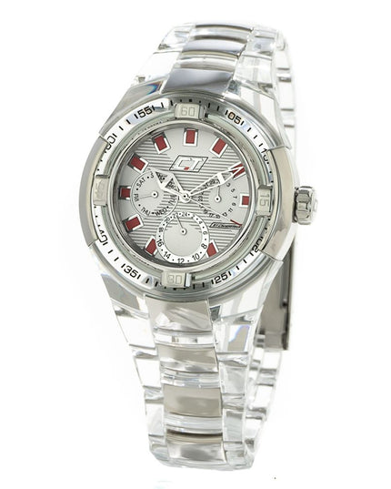 Chronotech Transparent Polycarbonate Bracelet Watch