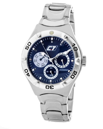 Chronotech Silver Stainless Steel Dress Watch