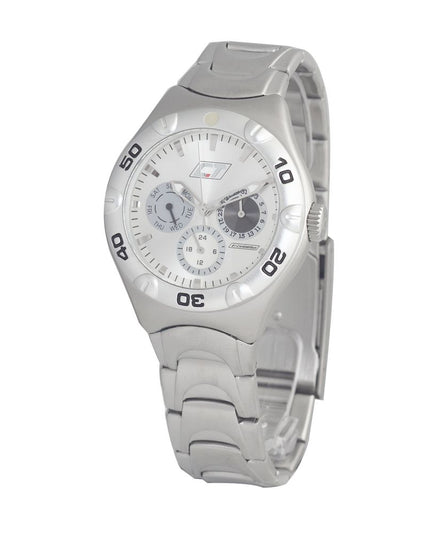 Chronotech Silver Stainless Steel Dress Watch