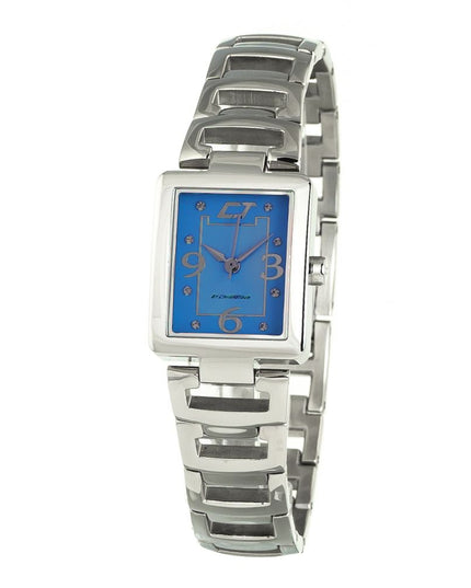 Chronotech Silver Stainless Steel Dress Watch