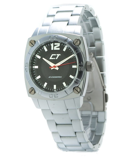 Chronotech Silver Aluminum Dress Watch