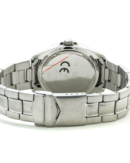 Chronotech Silver Stainless Steel Dress Watch