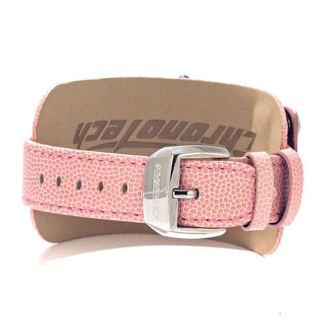 Chronotech Multicolor Leather Dress Watch