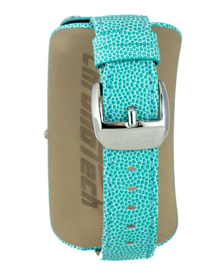 Chronotech Blue Leather Dress Watch