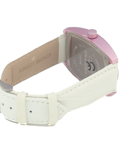 Chronotech Multicolor Leather Dress Watch