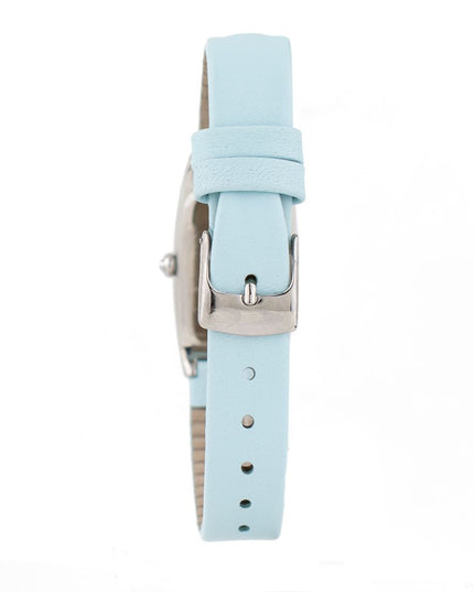 Chronotech Blue Leather Dress Watch