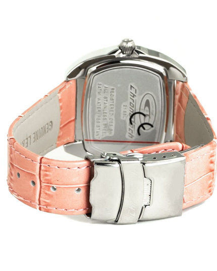 Chronotech Multicolor Leather Dress Watch