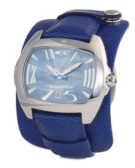 Chronotech Silver Stainless Steel Dress Watch