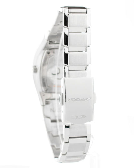 Chronotech Silver Stainless Steel Dress Watch