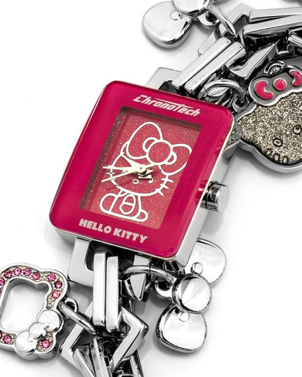 Chronotech Silver Stainless Steel Bracelet Watch